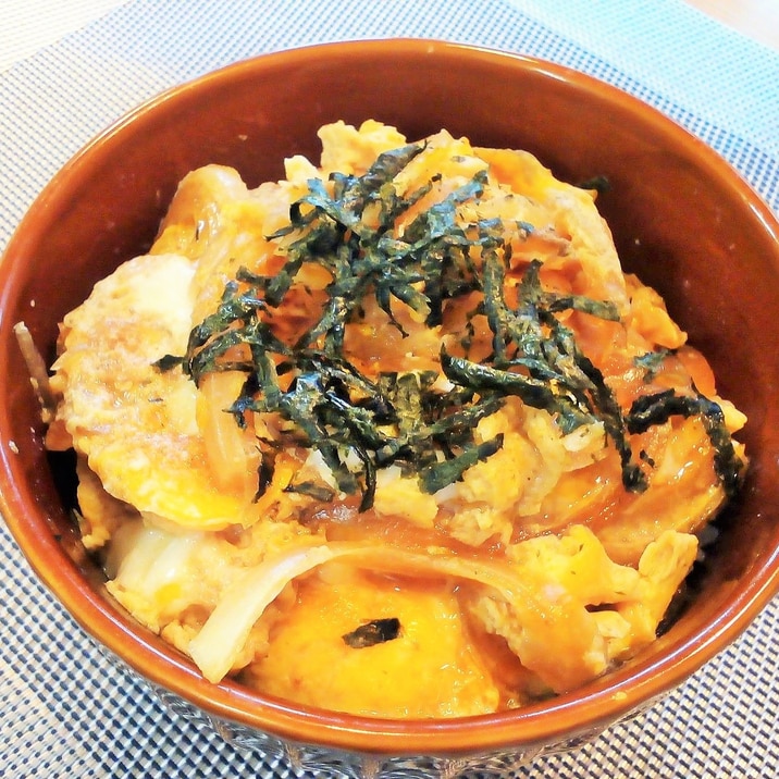 ♪チャーシューの煮汁で♡簡単玉子丼♪